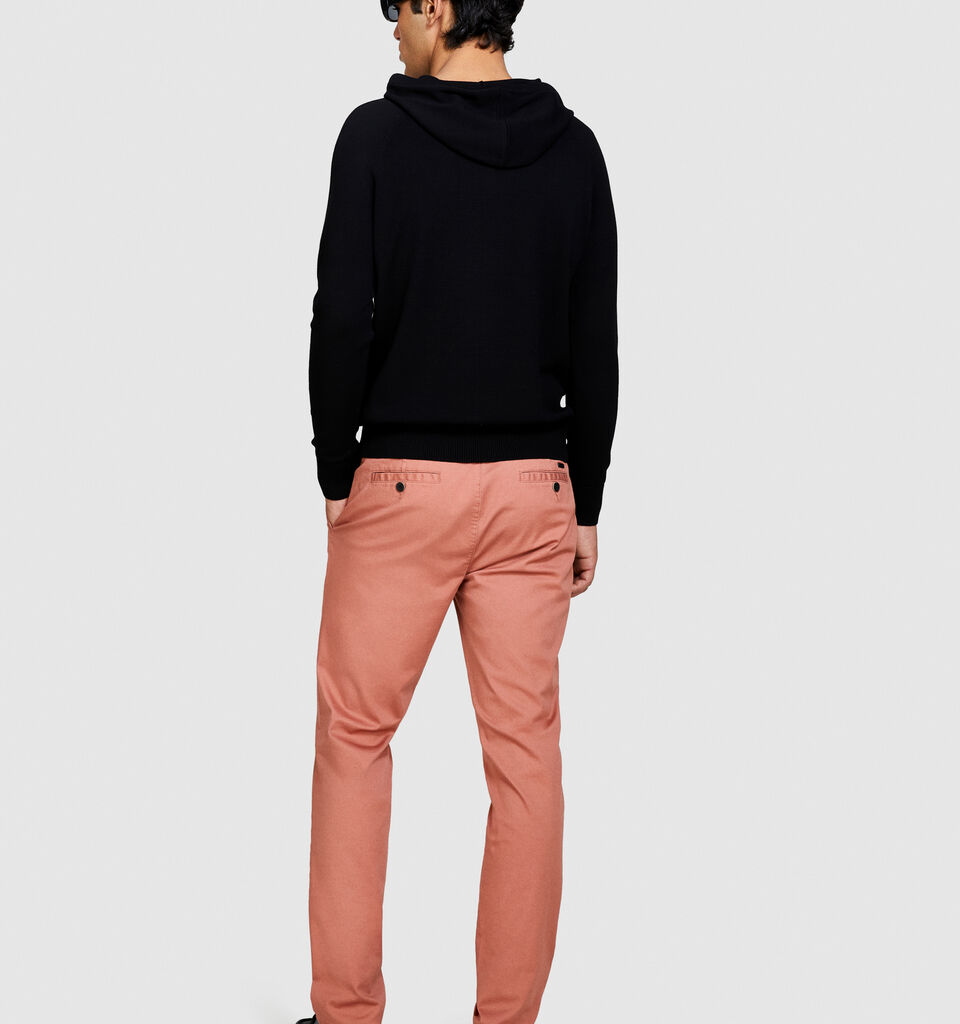 Slim fit chinos - men's chino trousers - Nude | Sisley image number 3